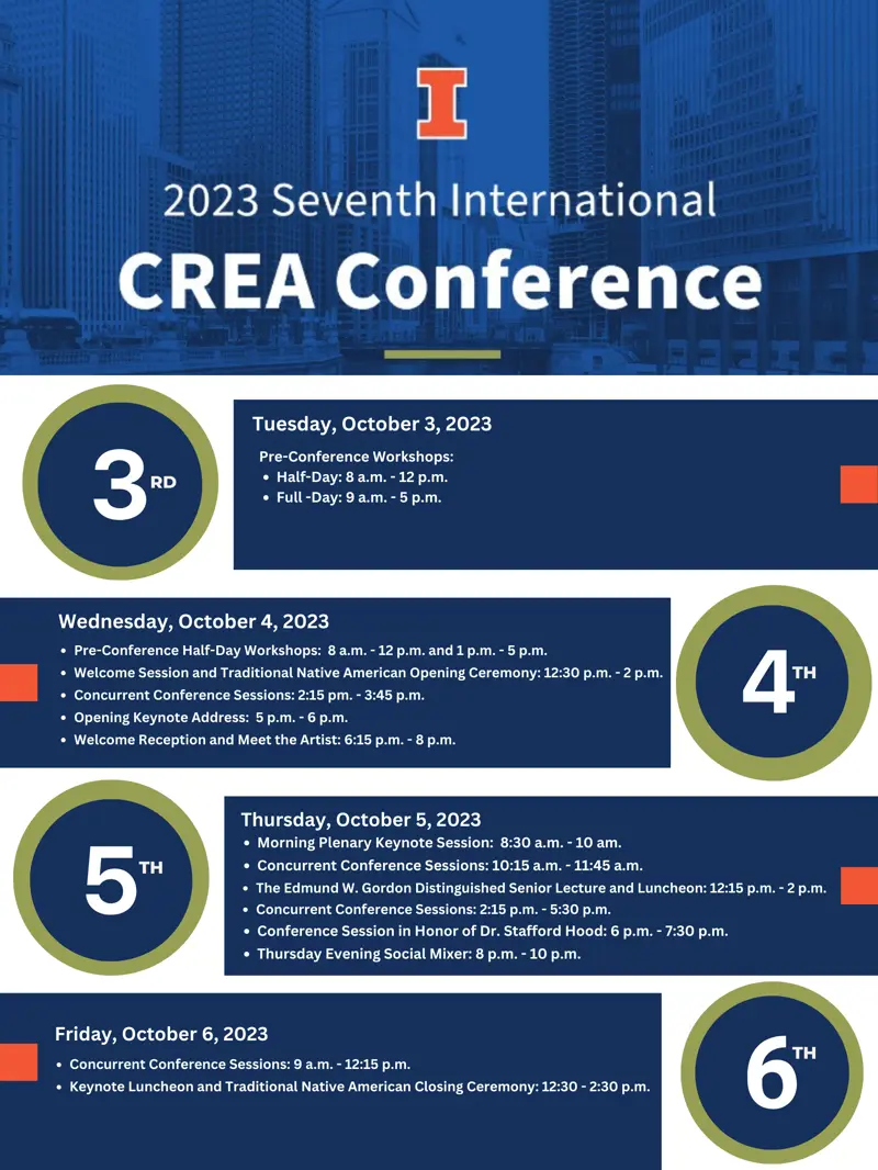 CREA Conference General Schedule